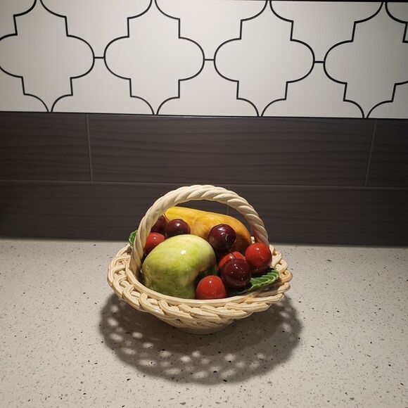 Vintage MCM Bassano made in Italy Fruit Basket - Picture 1 of 16